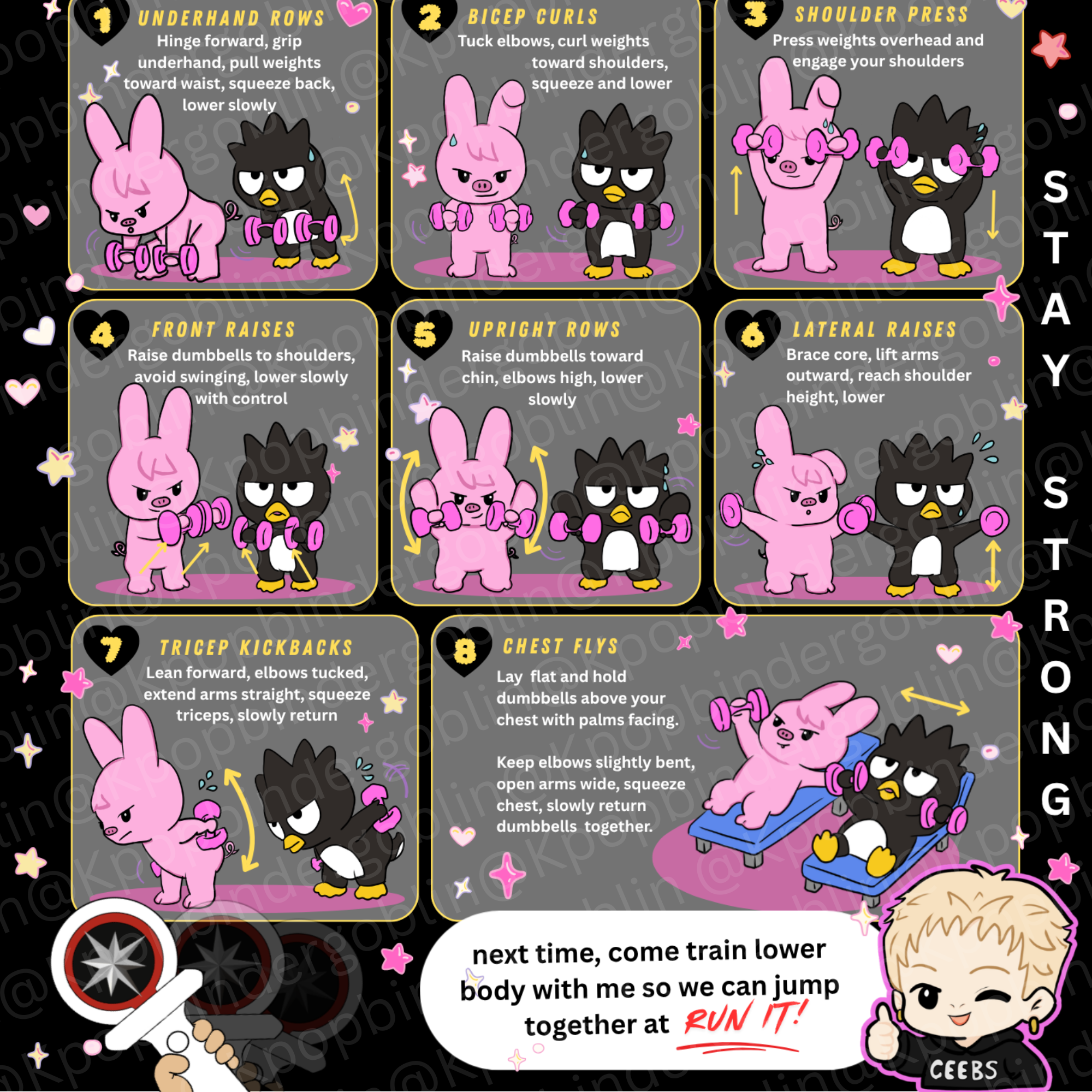 Dwaekki Concert Prep Workout Poster [Digital Download]