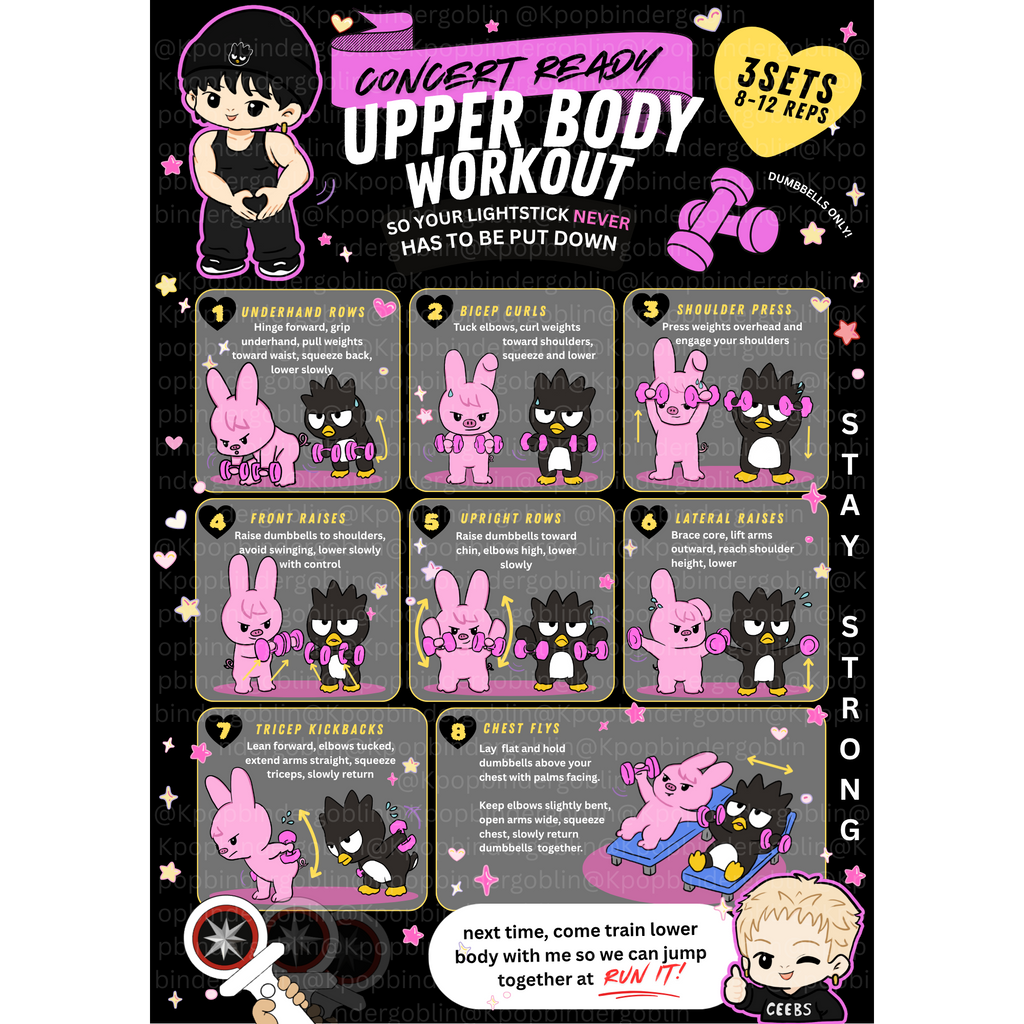 Dwaekki Concert Prep Workout Poster [Digital Download]