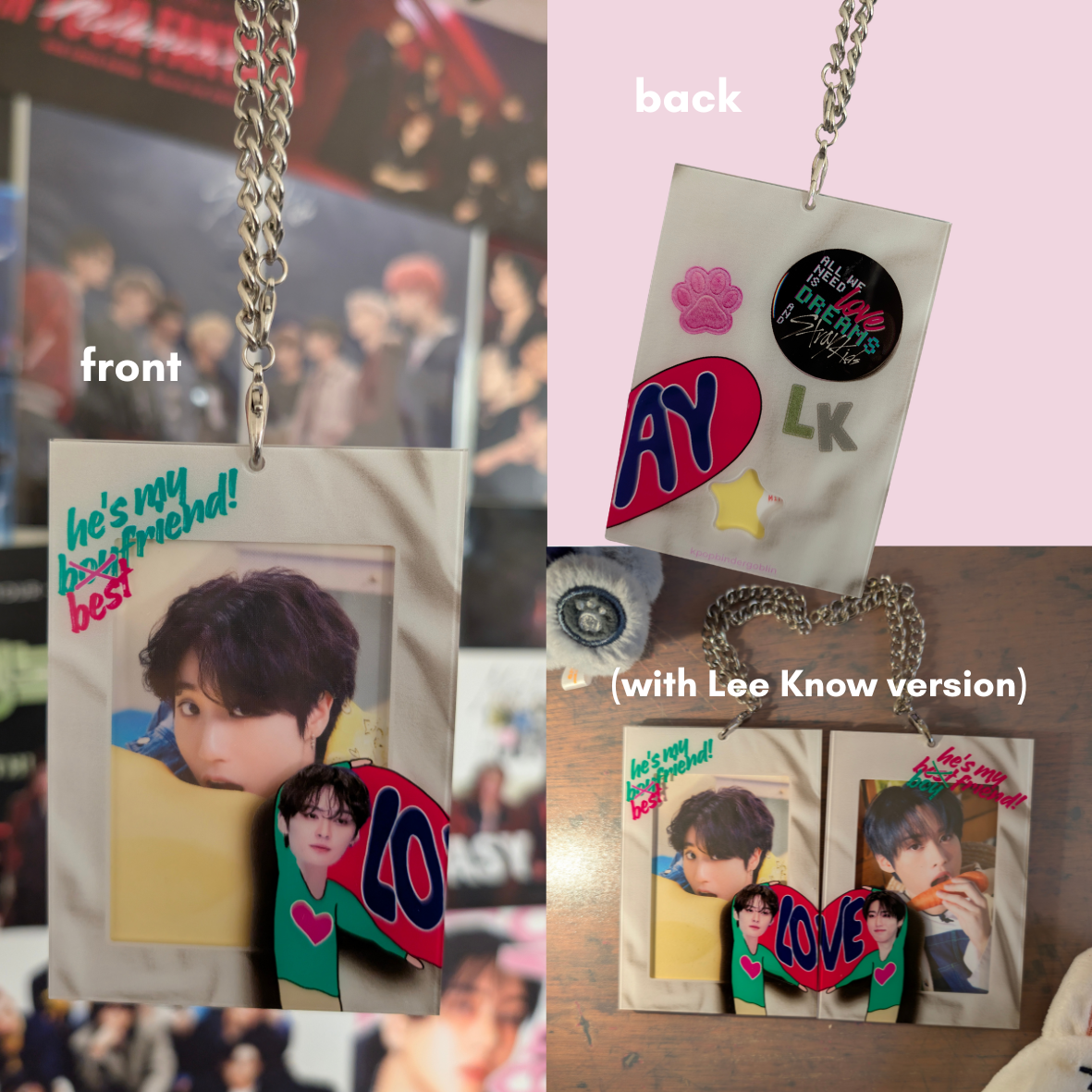 Best Friend / Boy Friend Photocard Holder [Lee Know Version]